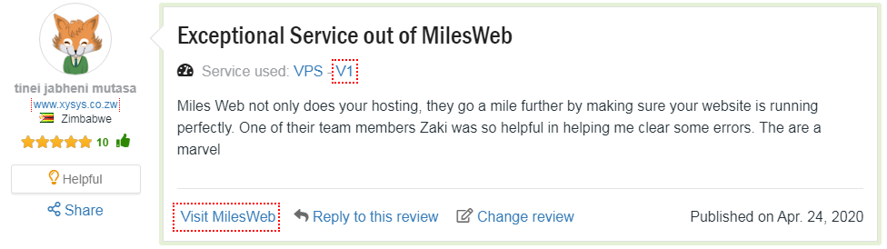 Mlesweb hosting Customer Reviews