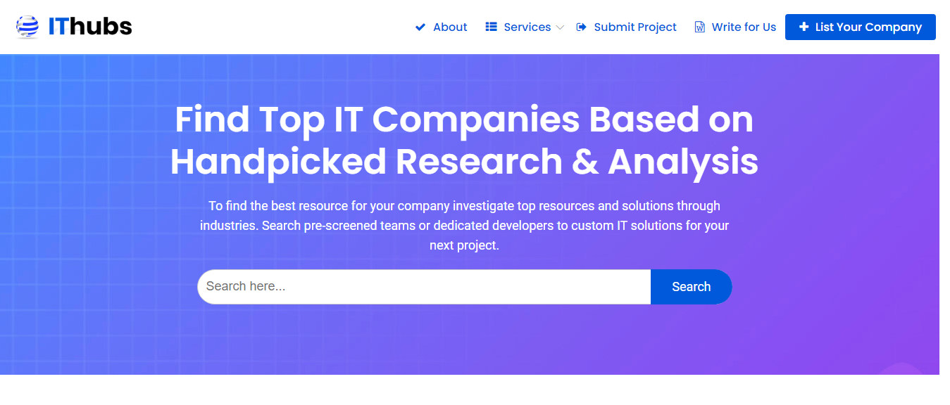 Find-Top-IT-Companies-Based-on-handpicked-Analysis-2020-ITHubs