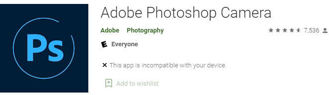 Adobe Photoshop app