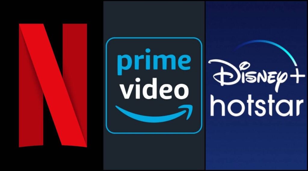 Netflix amazon prime video disney hotstar collage, Netflix, amazon prime video, disney hotstar