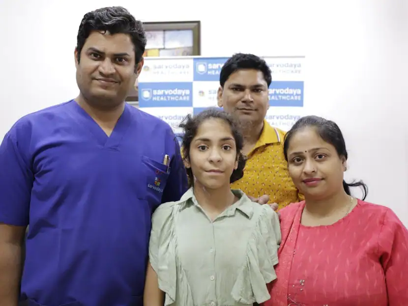 Faridabad Nuh Girl S-Shaped Spine Corrected After Complex Surgery At Sarvodaya Hospital