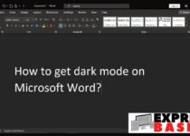 Microsoft Word, Dark Mode on Microsoft Word, Microsoft Word dark theme, Microsoft word black theme,
