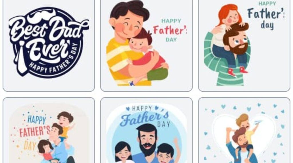 happy fathers day, fathers day 2022, fathers day 2022 stickers