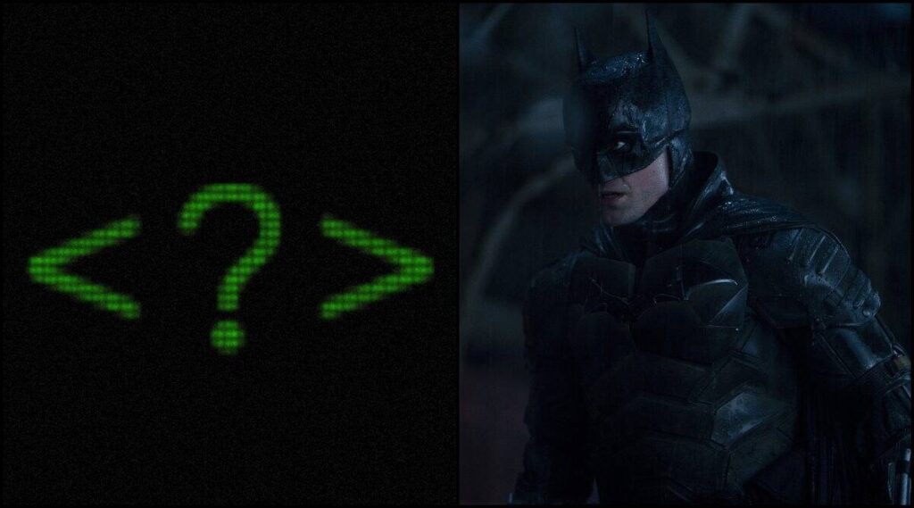 the batman, the batman 2022, batman, batman 2022, batman riddler, riddler, riddler easter egg,