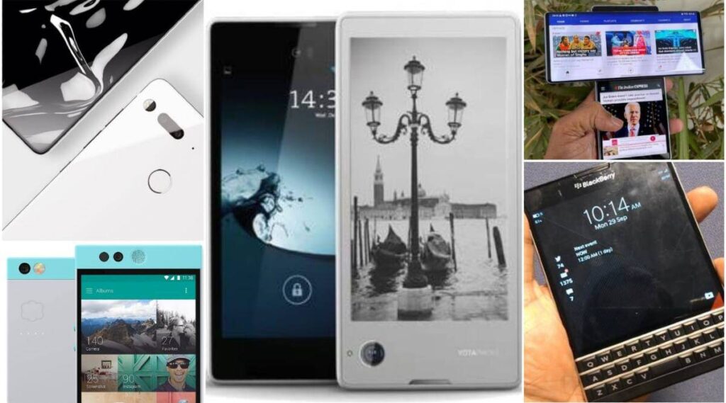 nothing phone 1, LG wing, yotaphone, essential phone 1, blackberry passport, nextbit robin,