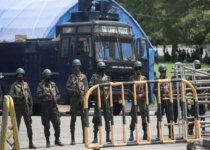 Security Ramped Up Around Parliament Ahead Of Presidential Election